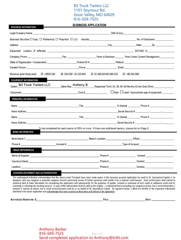 finance application